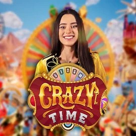 Crazy Time logo by Evolution at Fatbet CasinoCrazy Time